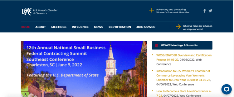 Women's Chamber of Commerce website