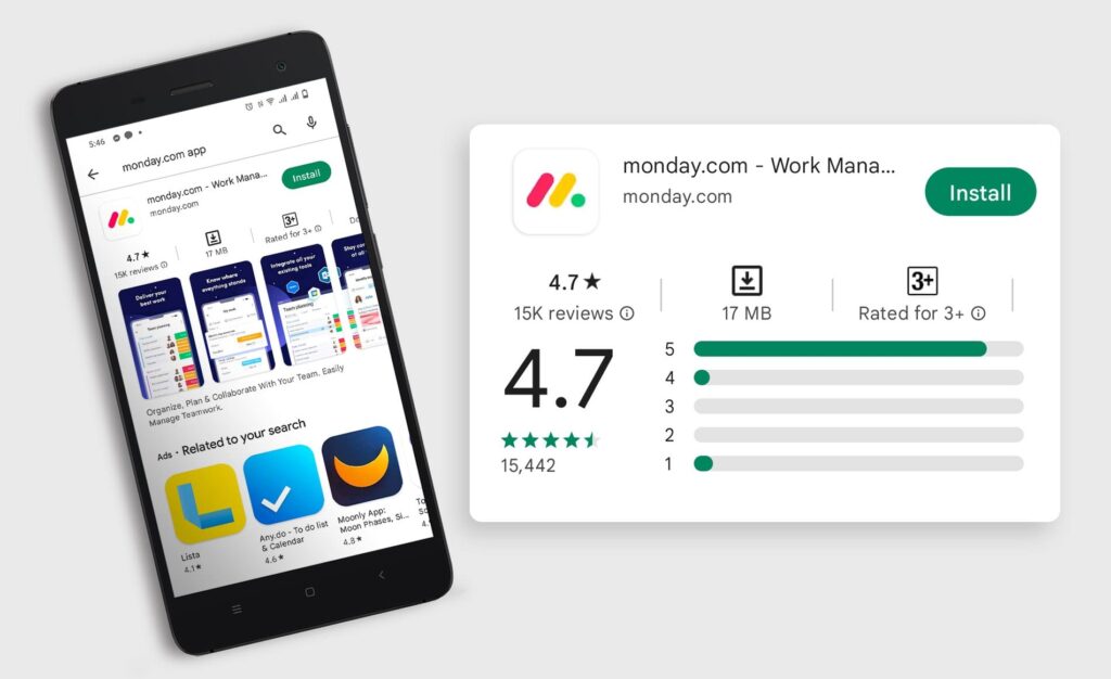 monday.com review mobile android screenshot