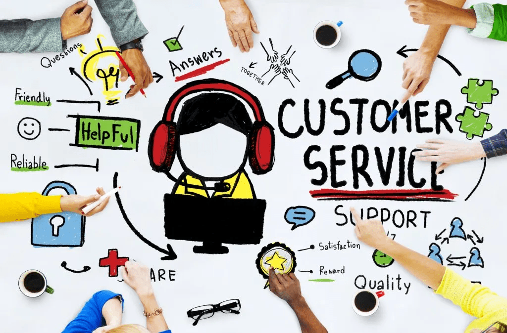 Customer service support team
