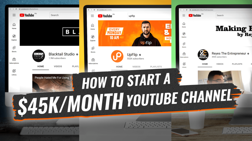 How to Start a $45KMonth YouTube Channel