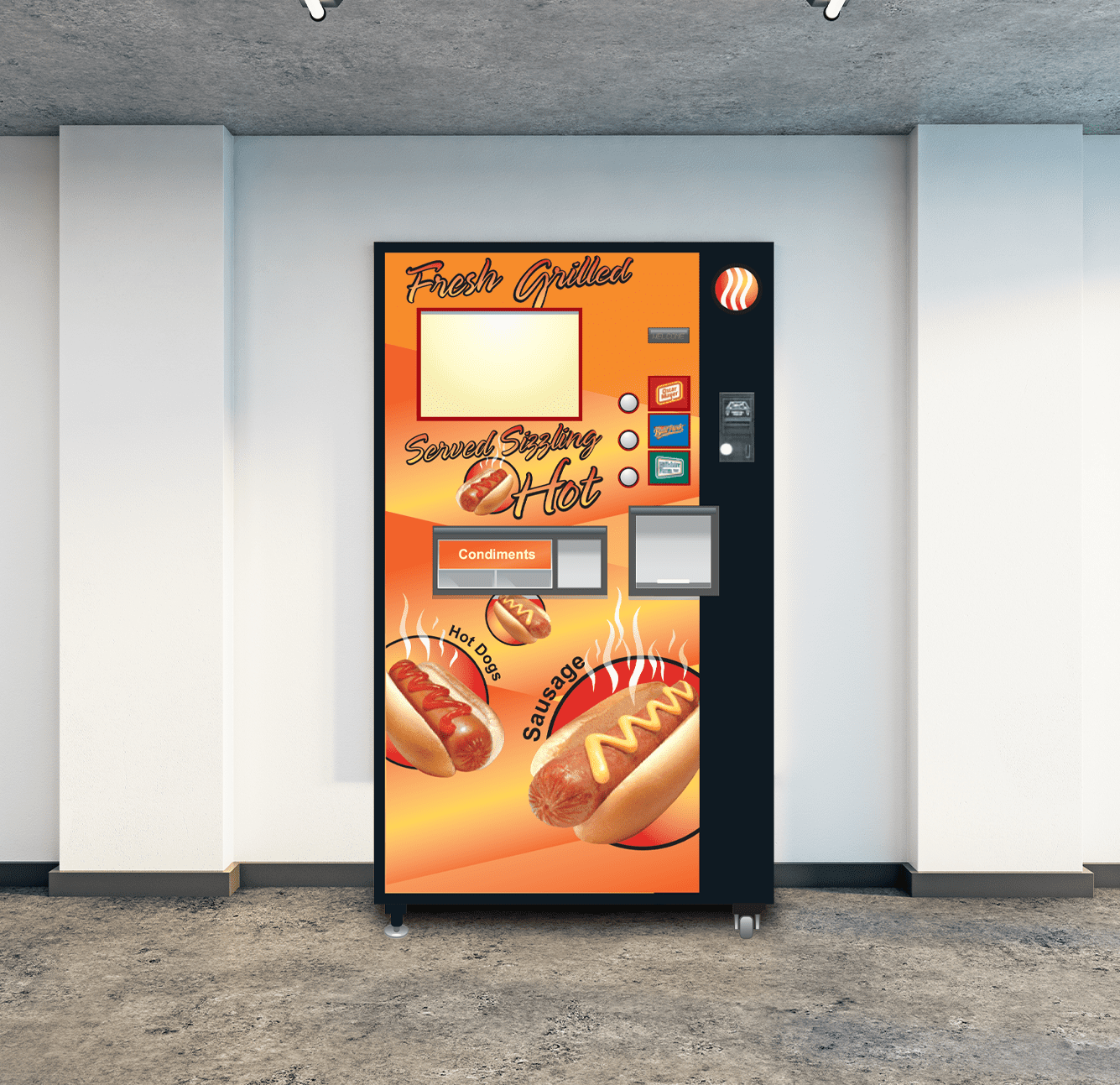 Vending machine on the corridor