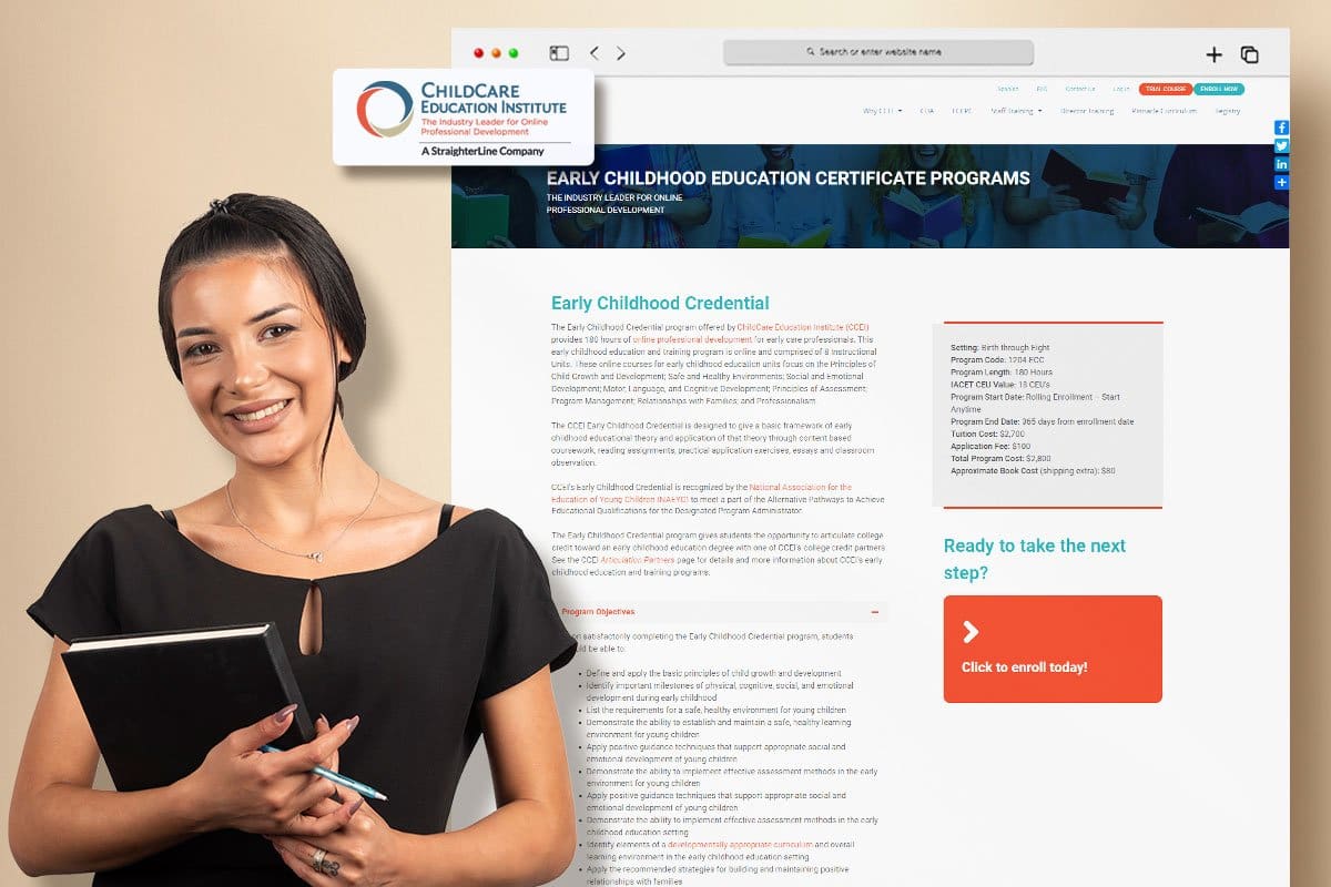 Cceionline website early childhood education