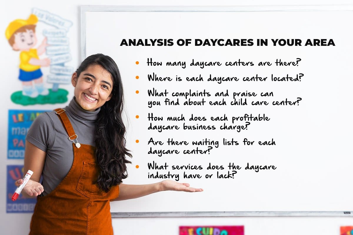 How to Start a Day Care (in 9 Simple Steps) 5 Daycare research and analysis