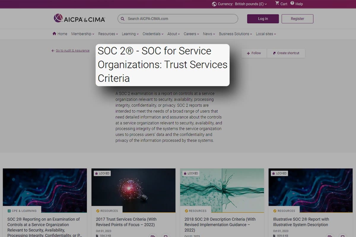 The Most Profitable Businesses to Start in 2025 6 Screenshot of an article on SOC 2 criteria