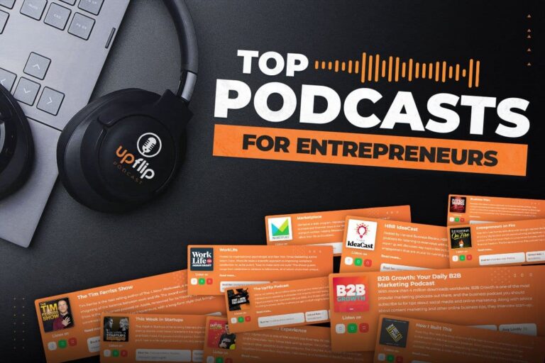65 Best Business Podcasts of 2026 - UpFlip