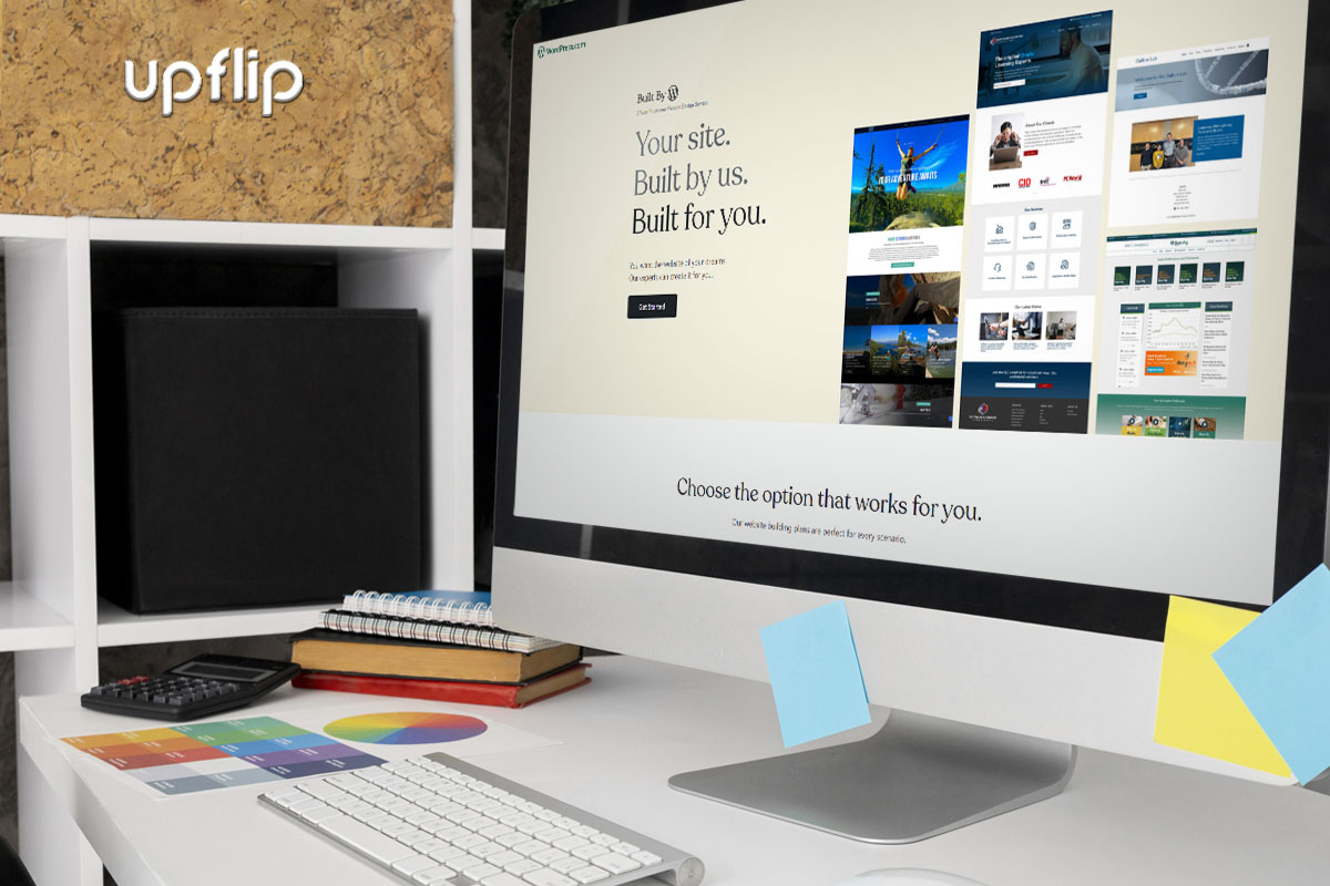 The 25 Best Low-Cost Business Ideas (for 2025) 16 Website building site on a desktop computer