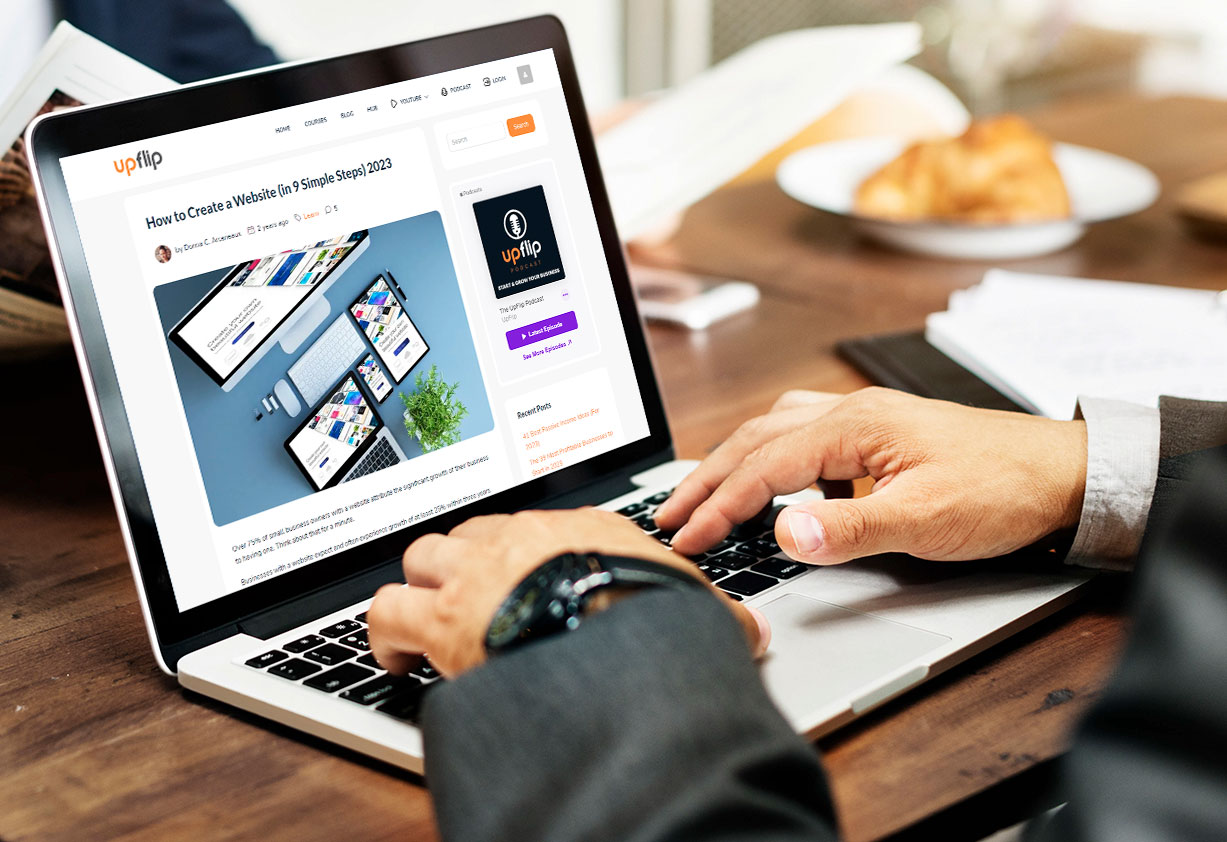 man working on a laptop