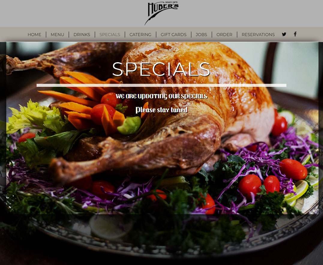 delicious whole turkey menu on a plate