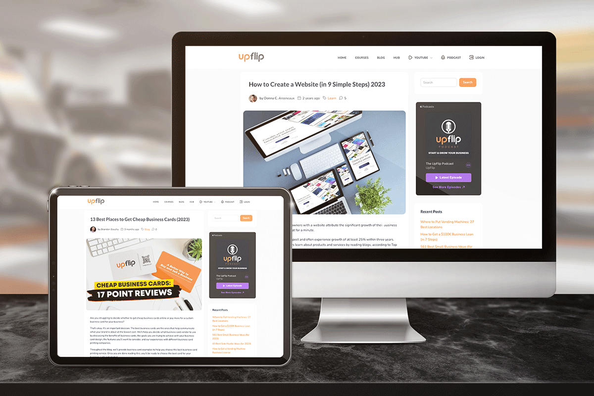 iPad and Mac on a table