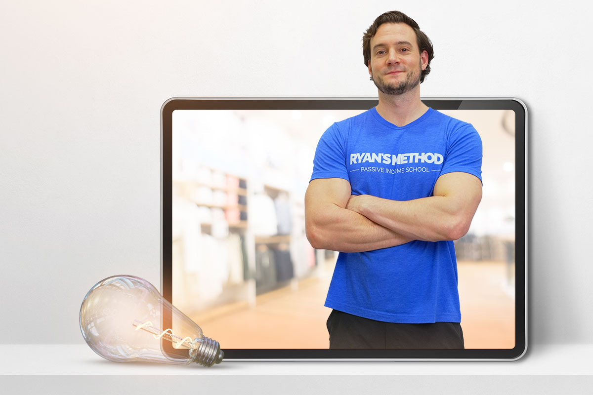 23 Small Business Advertising Strategies for 2025 7 Man coming out from a tablet and a light bulb next to it