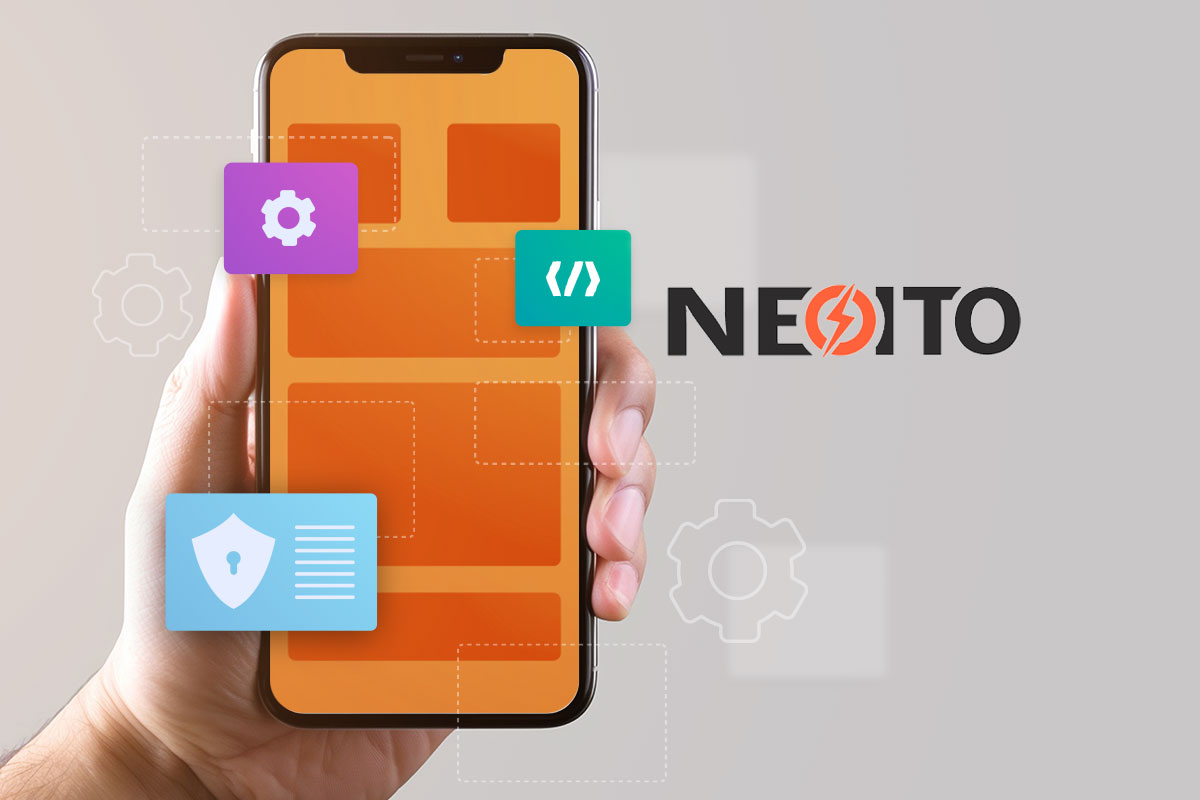 Cell phone showing NeoITO apps